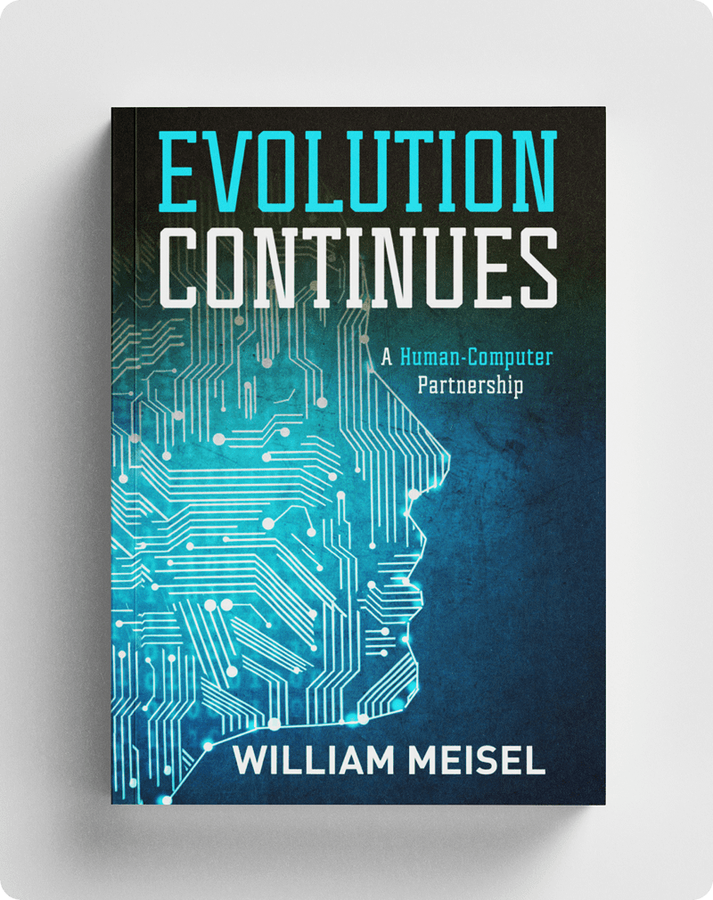 Book cover: "Evolution Continues" by William Meisel.